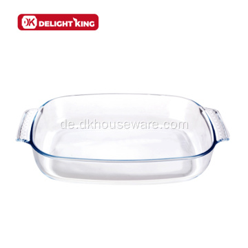 3 stücke Ofen Safe Glas Backformen Backenschalen Set